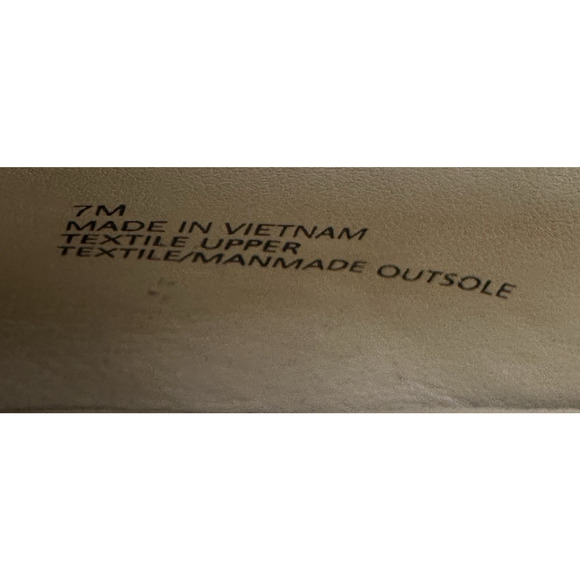 Talbots Lyndsay D'Orsay Espadrille Light Denim Wedges Women's Size 7M Sandals - Picture 10 of 11